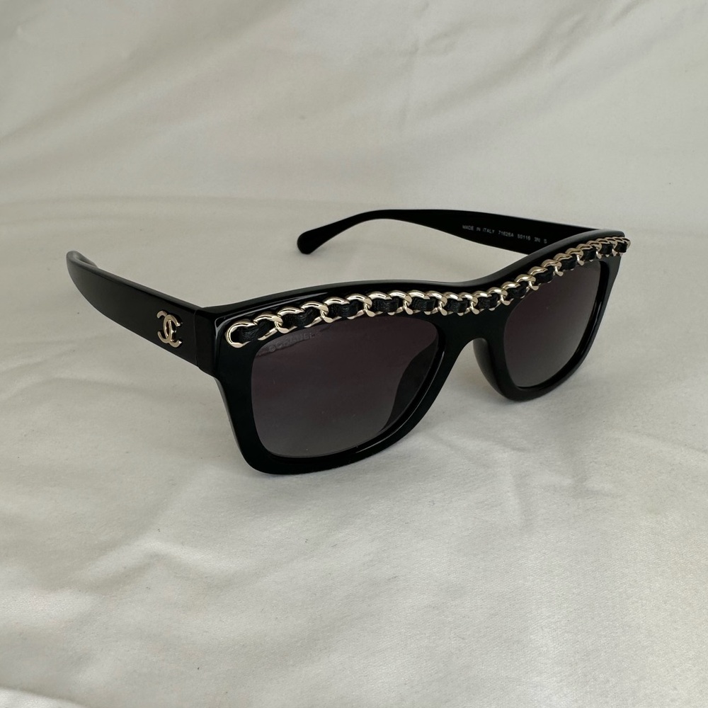 CHANEL Rectangle Sunglasses